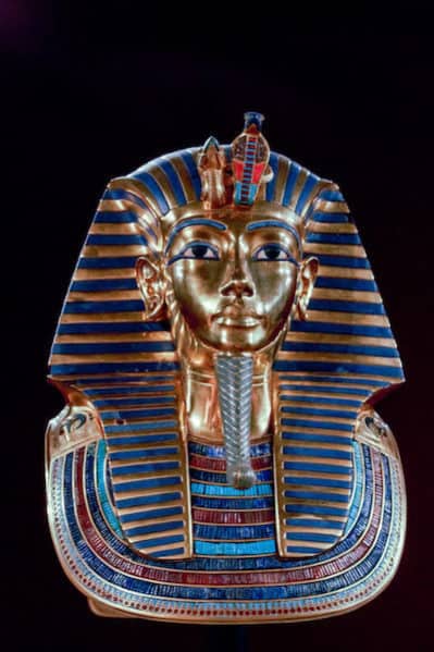 King Tut, the boy King who ruled Egypt when he was 9 and died when he was 18 years old.