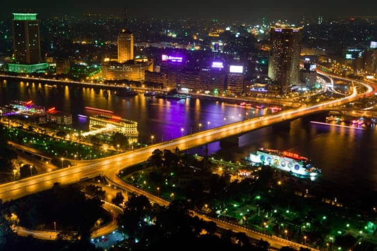 Cairo at Night, Cairo is one of the most famous Egypt destinations for visitors who are looking to visit the Great Pyramids