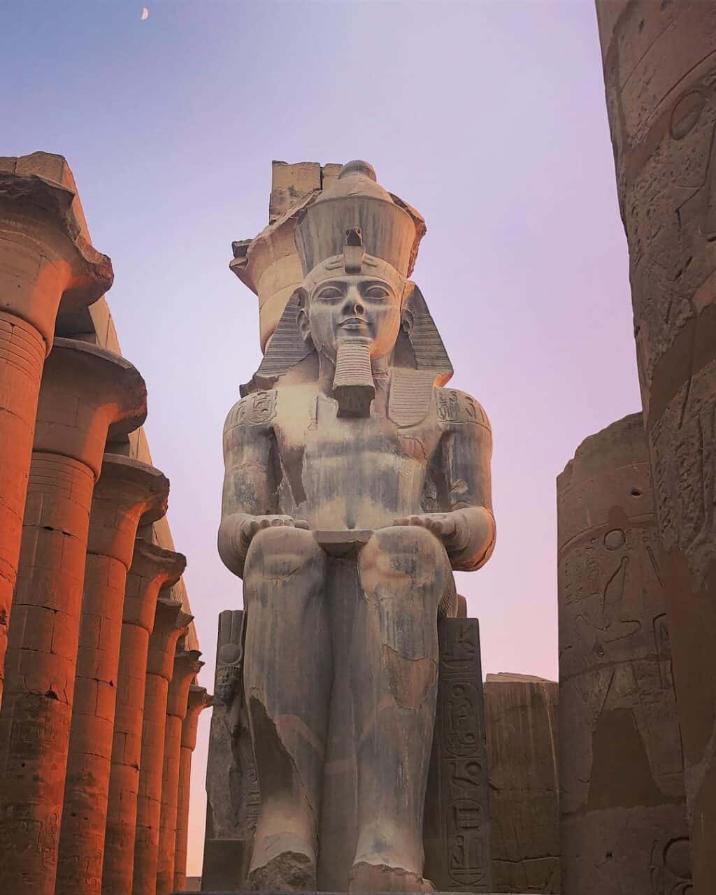 King Ramesses II in Luxor