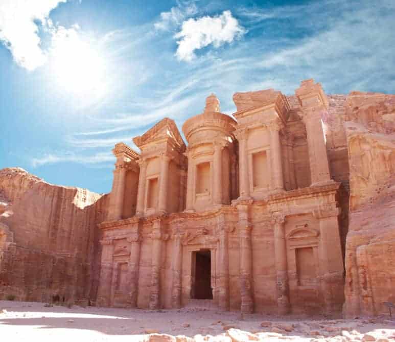 Petra is one of the top attractions in Jordan