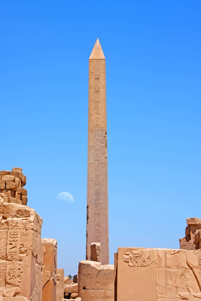 Queen Hatshepsut Obelisk in Karnak Temple