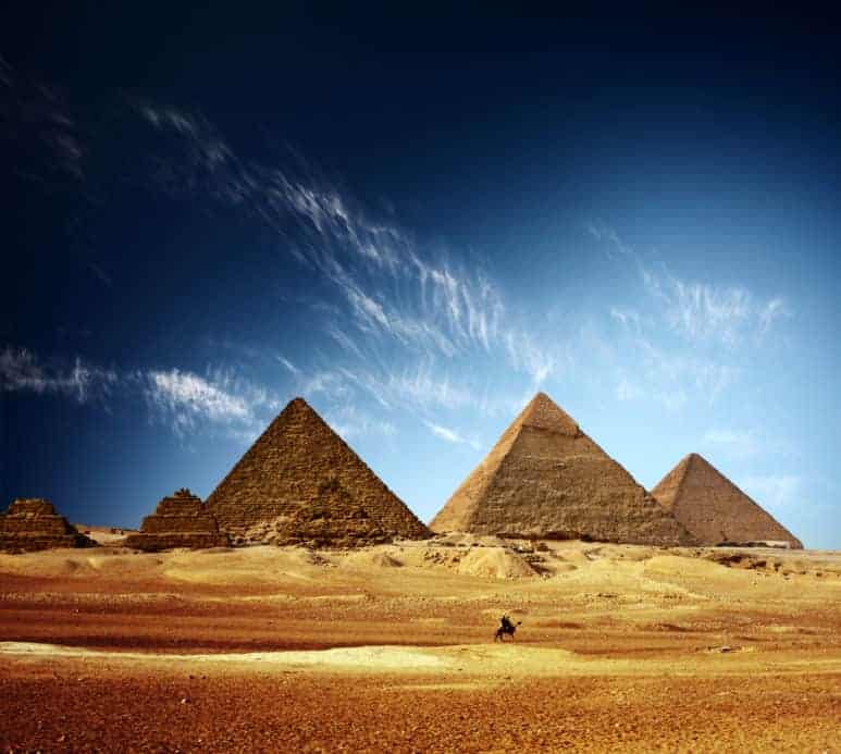 One of the most famous site in Egypt, The Great Pyramid