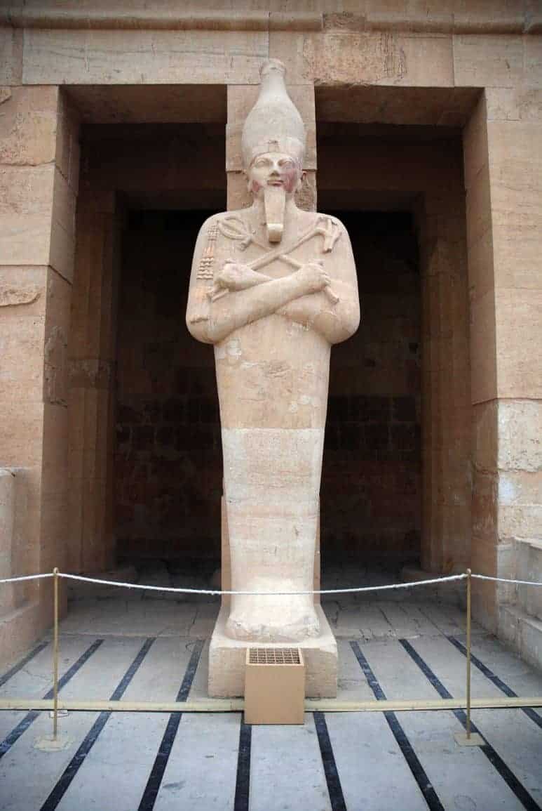 Queen Hatshepsut statue in the West Bank of Luxor