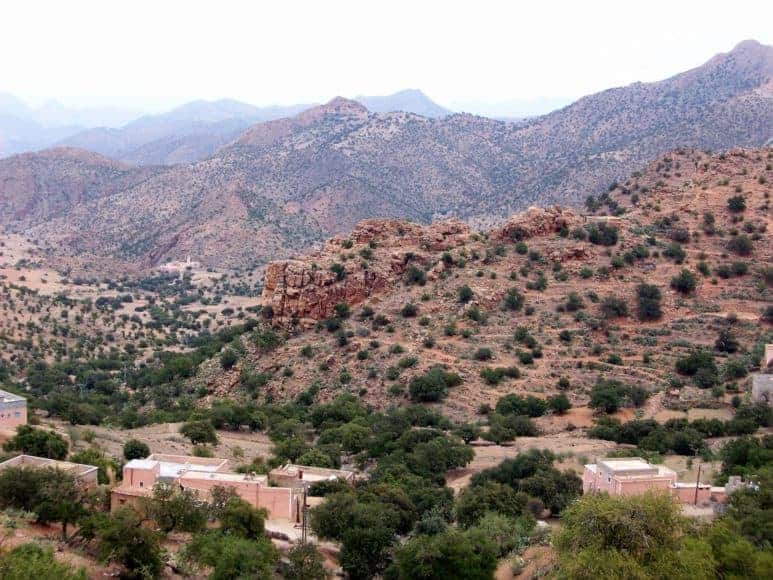 Atlas mountains in Marrakesh