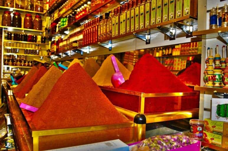 Spices shopping in Marrakesh
