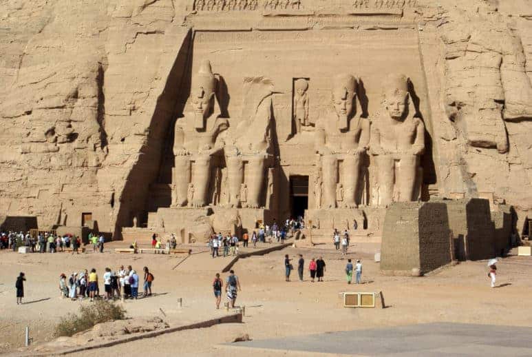King Ramses II in Abu Simbel Temple