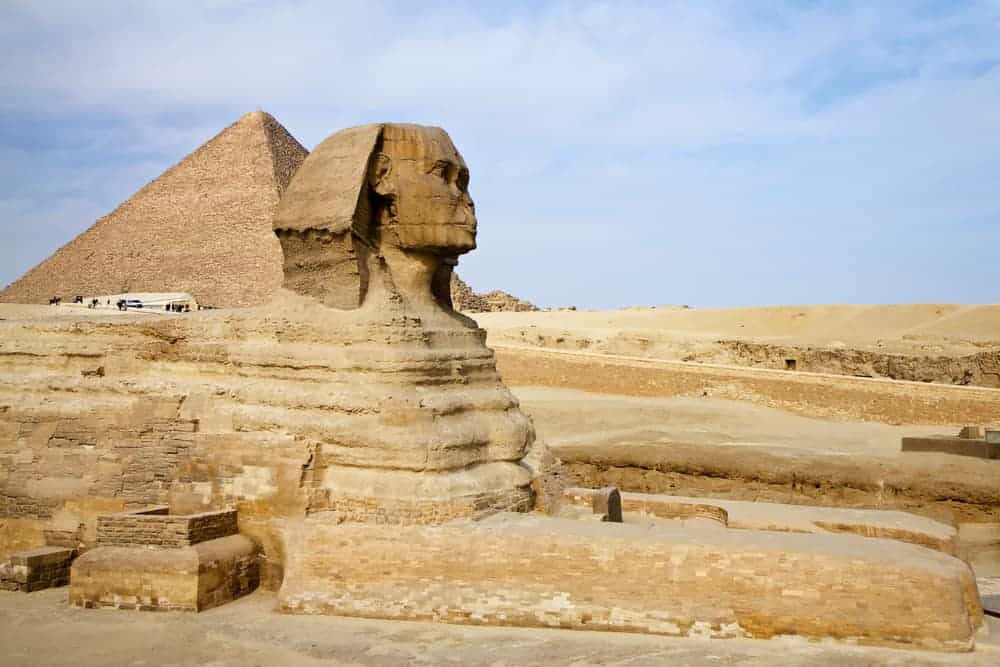 The Great Pyramids and Sphinx in Giza