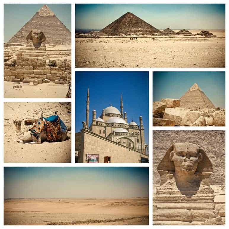 Egyptians built lots of old Pyramids