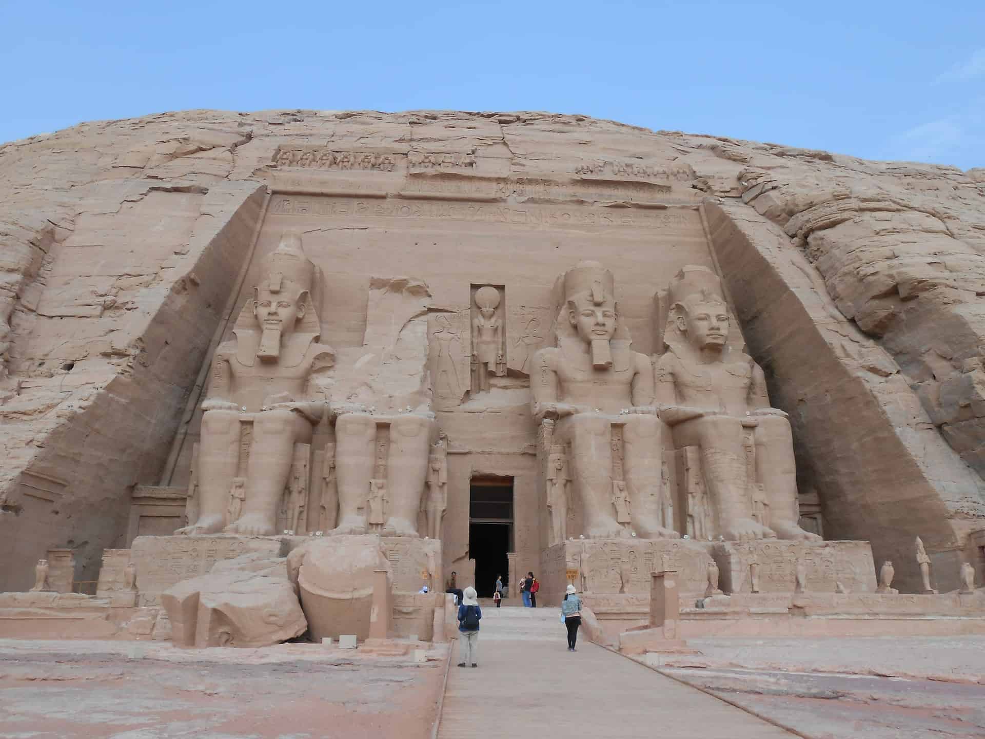 Abu Simbel temple, one of the most amazing historical sites in upper Egypt