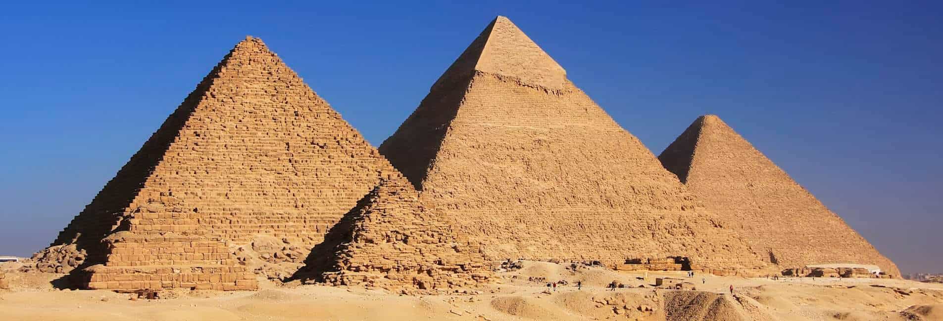 A private tour to The Great Pyramids of Giza is a must when planning your dream trip to Egypt