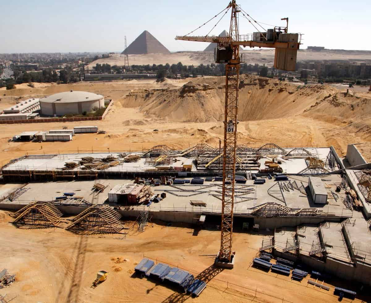 Consturctions of the Grand Egyptian Museum