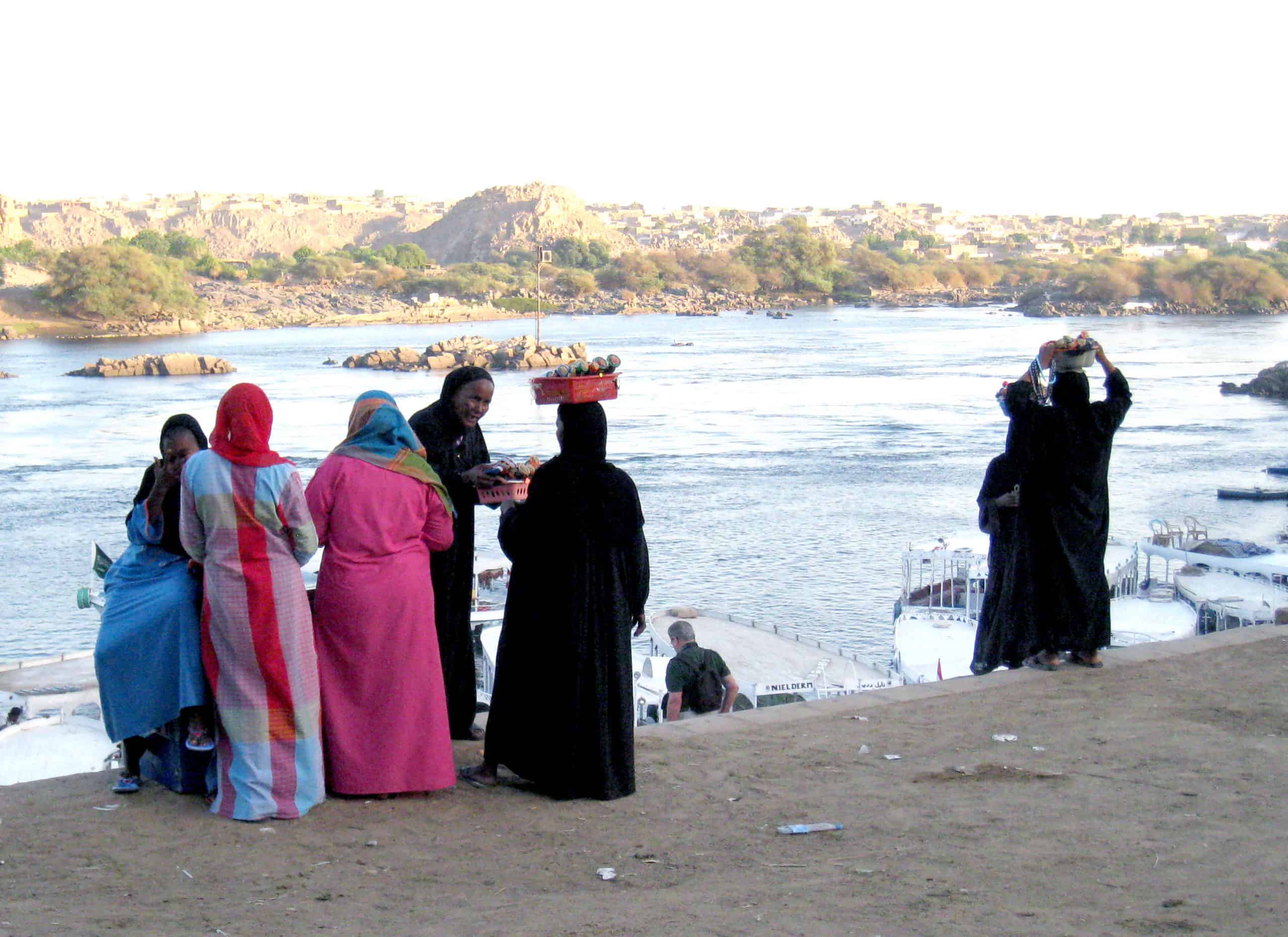 Some Nubians in the Nubian Village