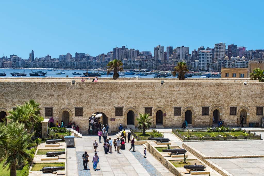 Alexandria Skyline from Qaitbay Citadel
