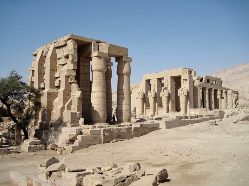 Ramesseum, Theban Necropolis in Upper Egypt